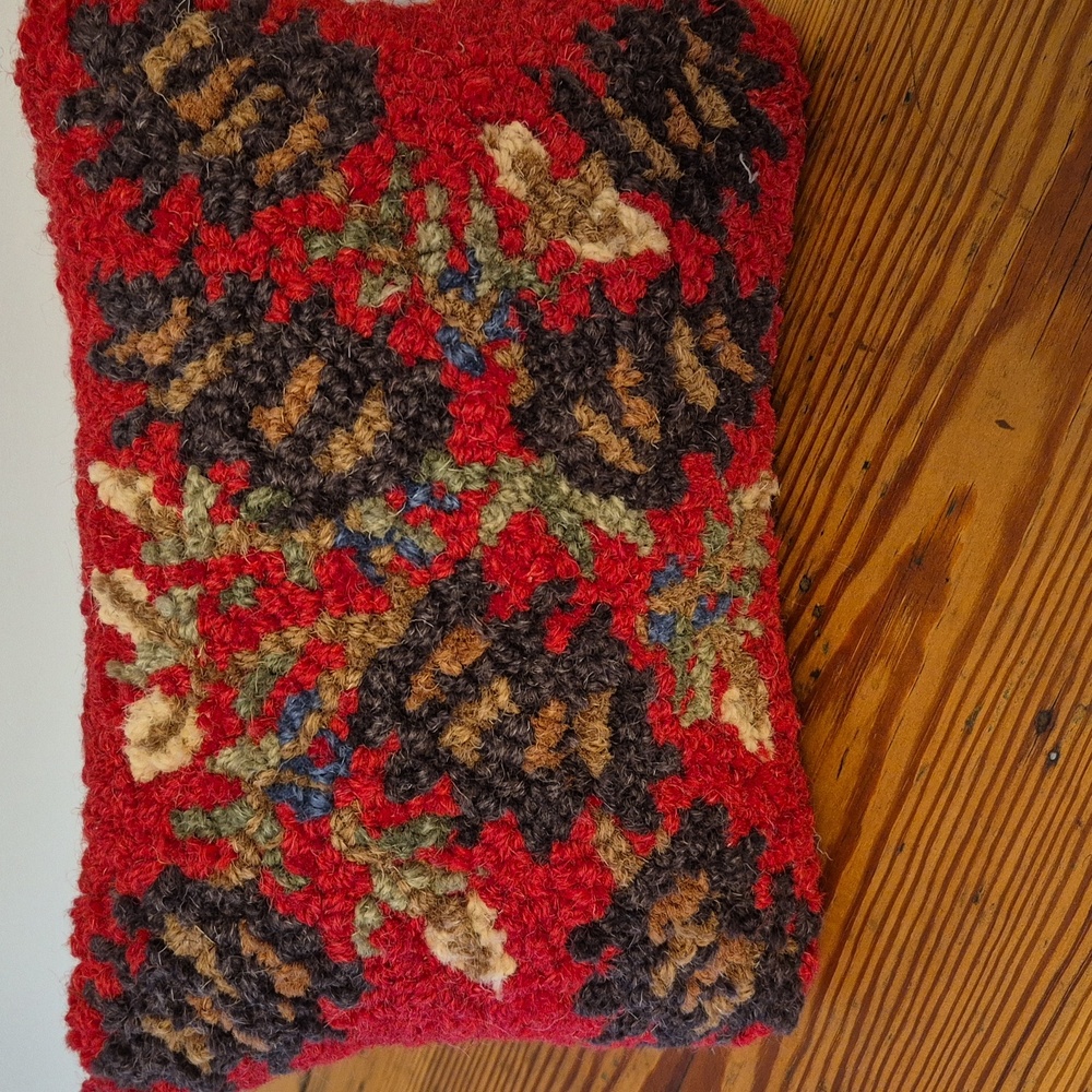 Chandler 4 Corners Wool Punch Pillow - Pinecones